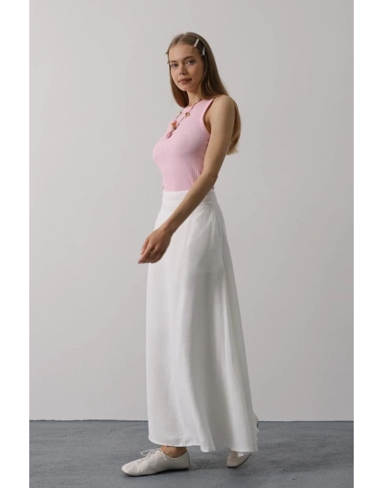Keten Etek  Beyaz