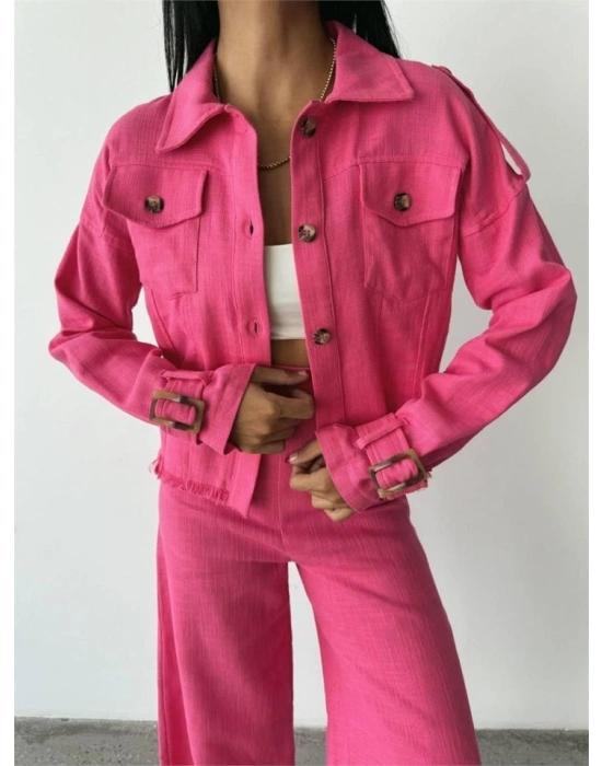 KETEN PÜKÜ DETAYI GÖEKPANTOON TAKI  Fuşya