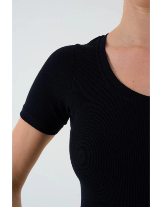Kısa Kollu Tshirt  Siyah