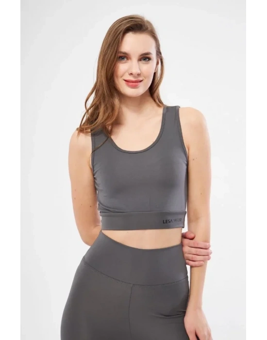 Kolsuz Dalgiç Baskılı Crop  Füme