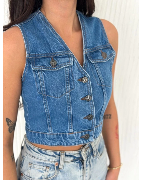 Kot Jeans Yelek  avi