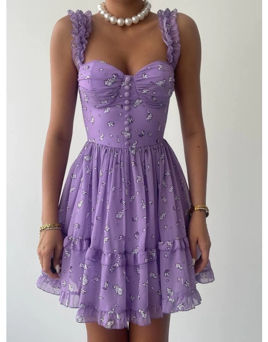 ena Çift Askılı Elbise