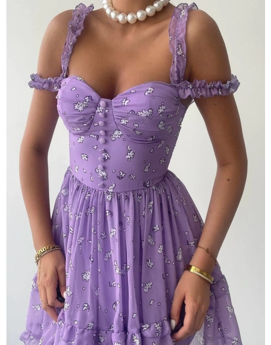 ena Çift Askılı Elbise