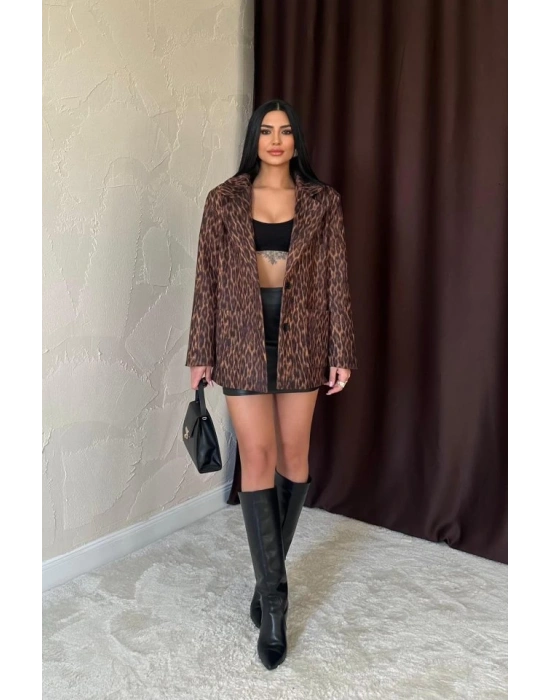 Leopar Leopar Ceket