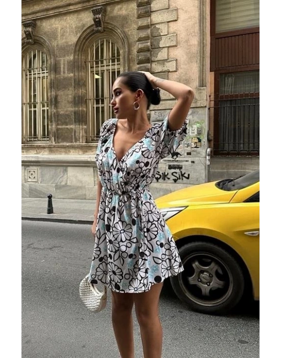 Lindsey Çiçek Desenli Elbise 227610