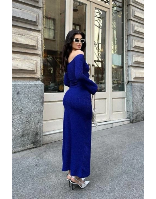 Lita Cut Out Büzgülü Elbise 27158