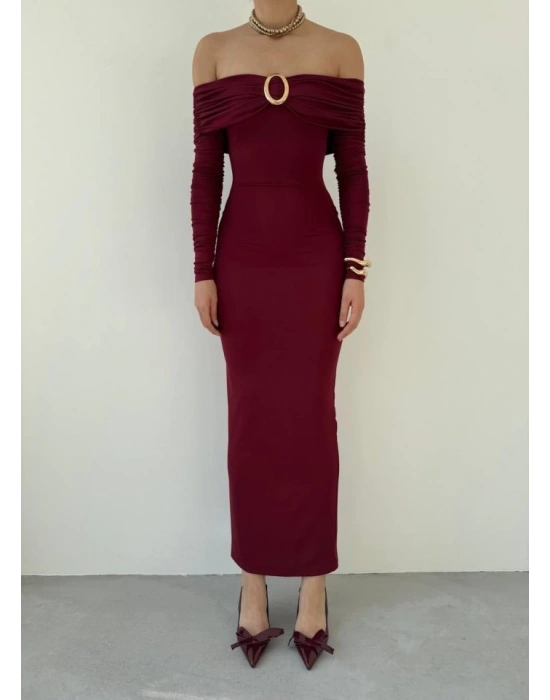 Maca Straplez Elbise