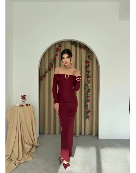 Maca Straplez Elbise