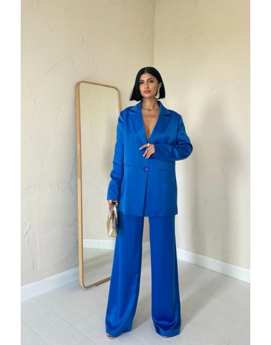Mavi aten Ceket Ve Pantolon Takım