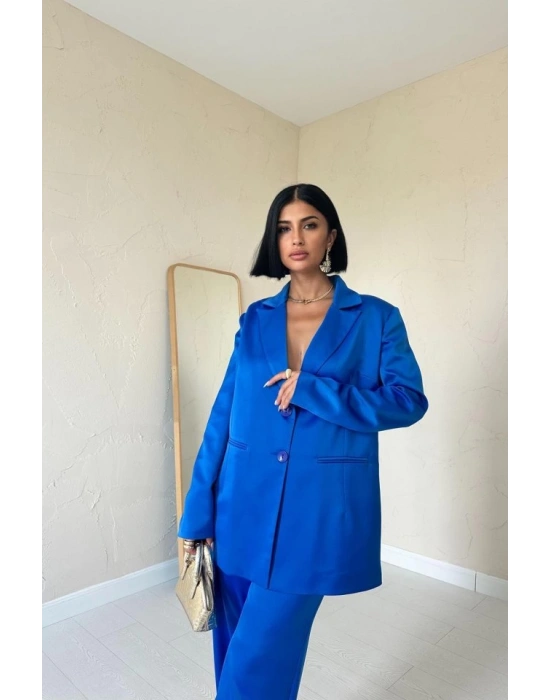 Mavi aten Ceket Ve Pantolon Takım