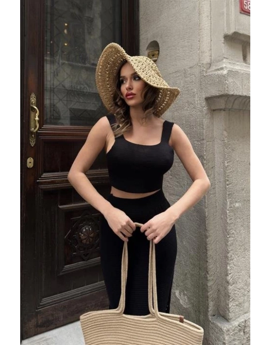 Merry Sırt Bağcıklı Crop Takım 9823