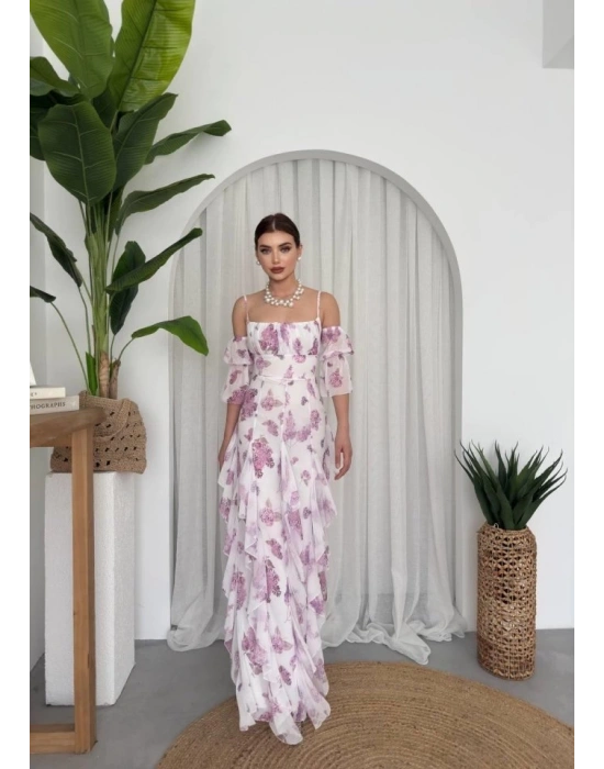 Mugo Fırfırlı Elbise