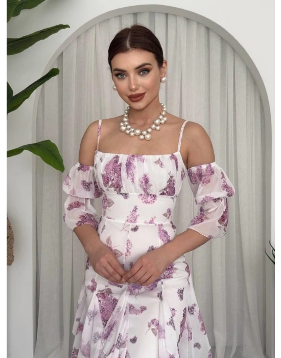 Mugo Fırfırlı Elbise