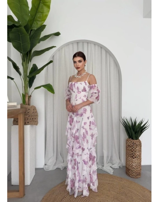 Mugo Fırfırlı Elbise