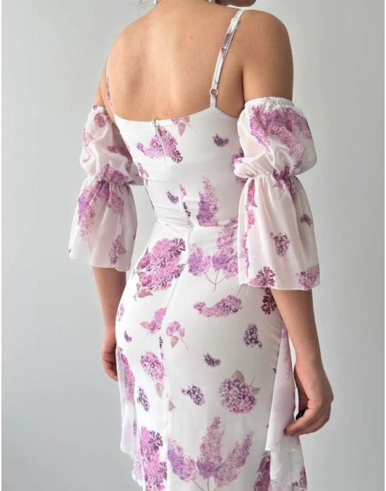 Mugo Fırfırlı Elbise