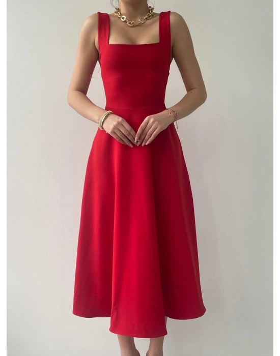 Neapolitan Askılı Elbise