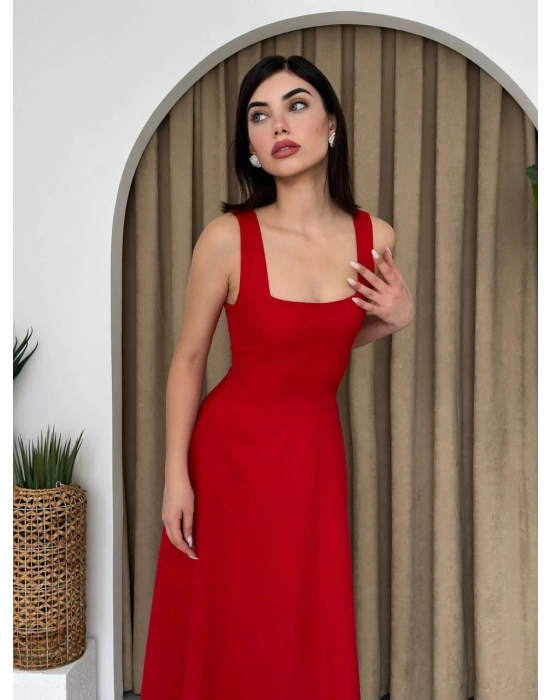 Neapolitan Askılı Elbise