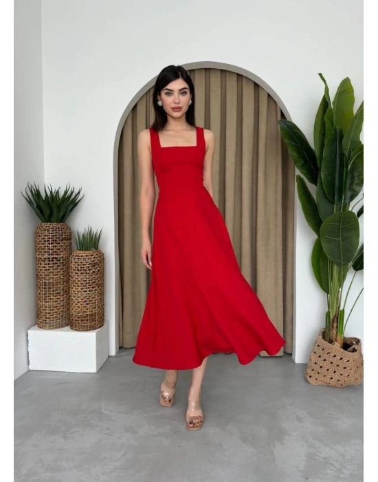 Neapolitan Askılı Elbise