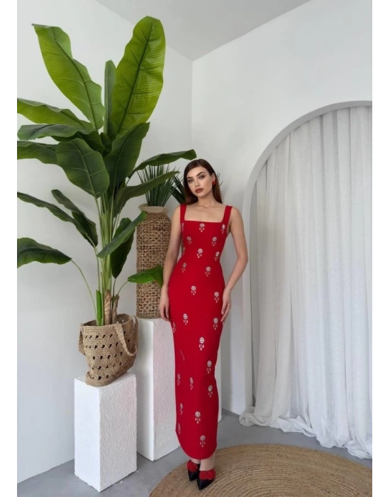 Ners Taş Detaylı Elbise