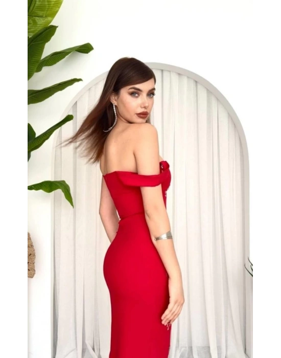 Ners Taş Detaylı Elbise