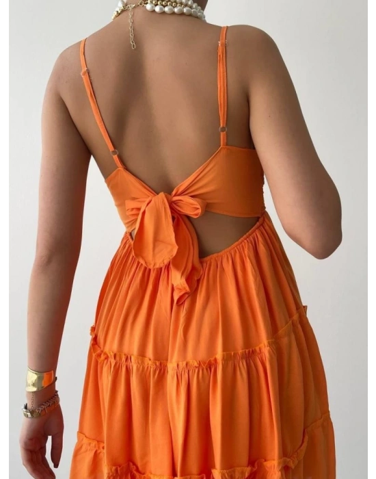 Nivel Göğsü Büzgülü Elbise