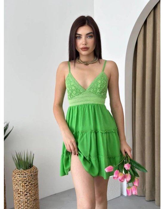 Nivel Göğsü Büzgülü Elbise