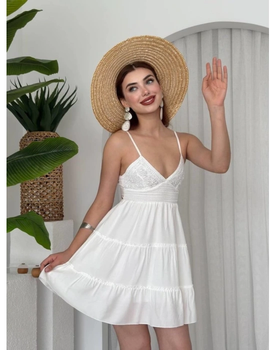 Nose İp Askılı Elbise