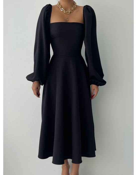 Nouna Balon Kol Elbise