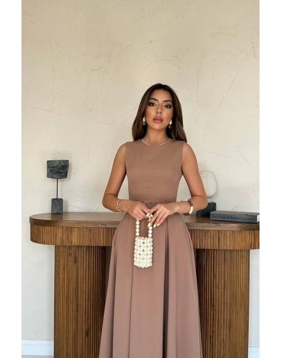 occah Halter Yaka Kloş Elbise