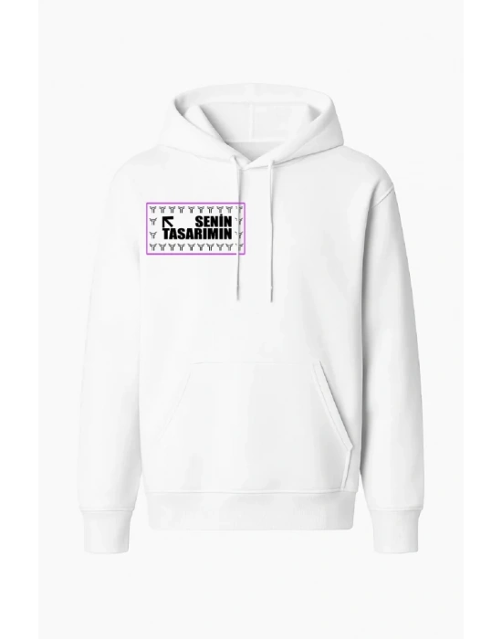 Ön Arka 3 İplik Penye Içi Pamuk  Beyaz