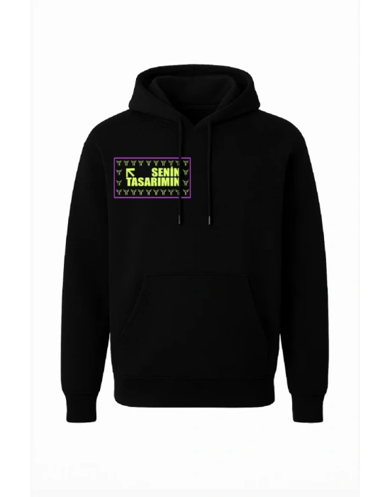 Ön Arka 3 İplik Penye Içi Pamuk  iyah