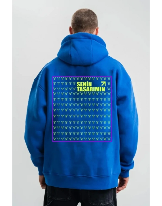 Ön Arka Kapüşonlu Premium weathirt  avi