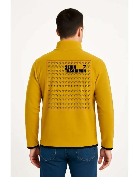 Ön Arka Polar Kazak Dik Yaka  arı