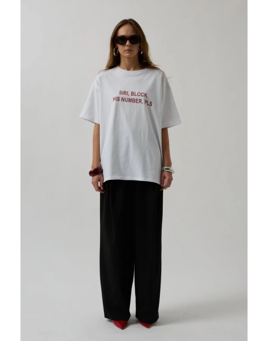 Ön Baskılı Oversize Thirt