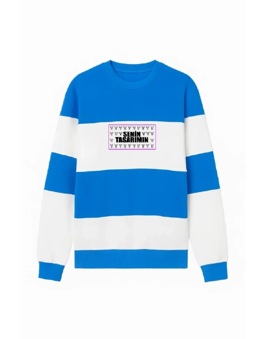 Ön Bisiklet Yaka Parçalı weatshirt  avi