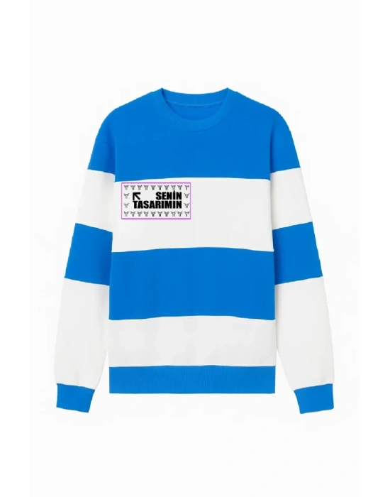 Ön Bisiklet Yaka Parçalı weatshirt  avi