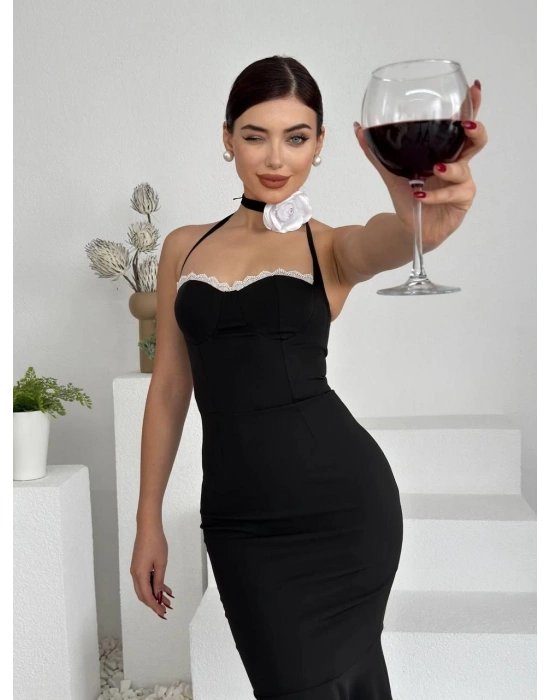 onea Boyundan Bağlamalı Elbise