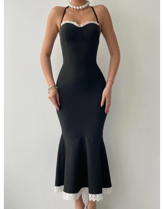 onea Boyundan Bağlamalı Elbise