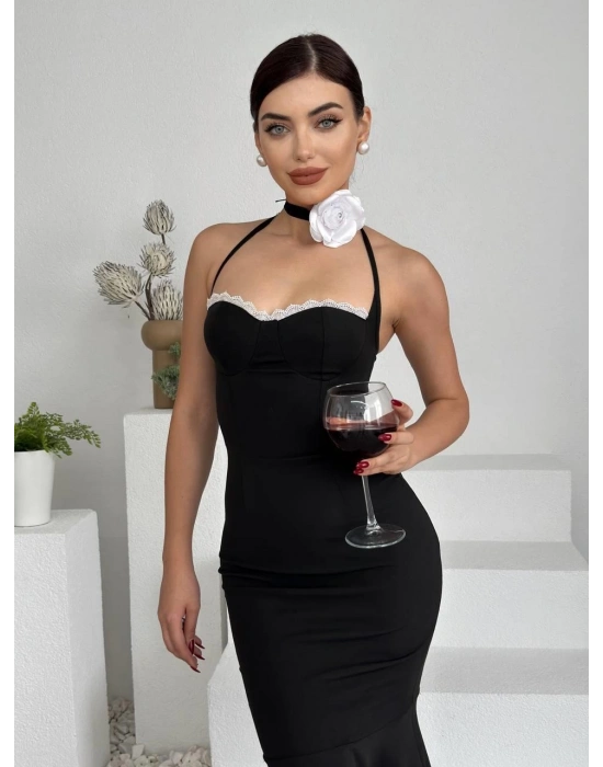 onea Boyundan Bağlamalı Elbise