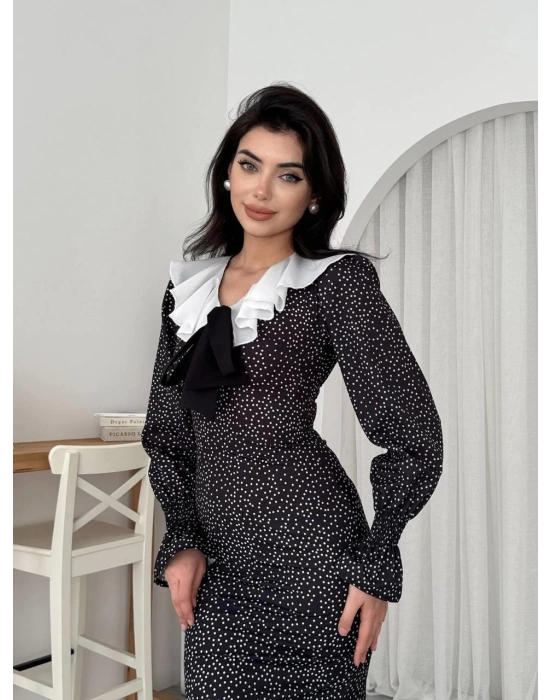 Ospe Fiyonklu Elbise