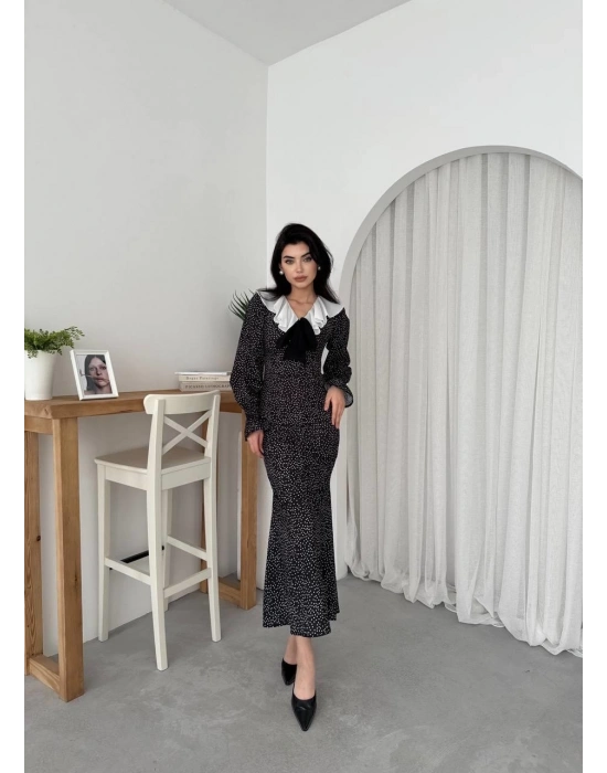 Ospe Fiyonklu Elbise