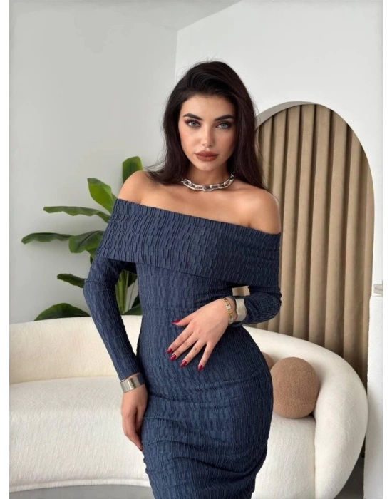 Ovieda adonna Yaka Elbise