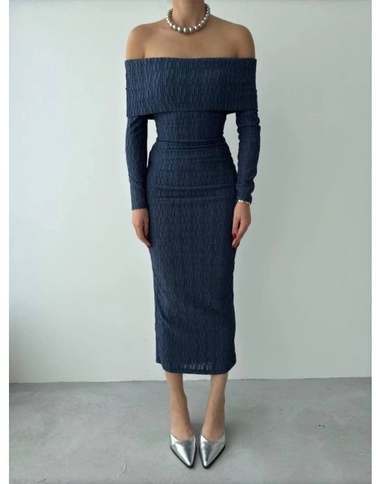 Ovieda adonna Yaka Elbise