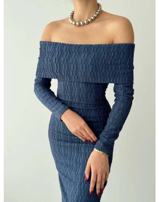 Ovieda adonna Yaka Elbise