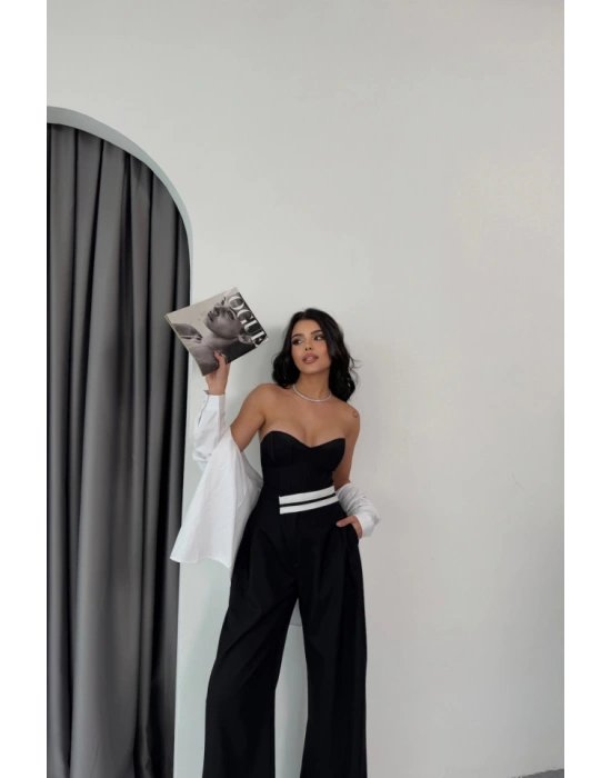 PANTOON BE ŞERİT DETAYI  iyah