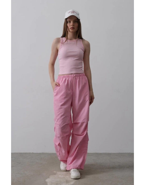 Paraşüt Cargo Pantolon  Pembe