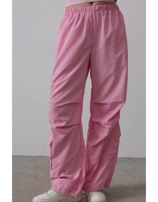 Paraşüt Cargo Pantolon  Pembe