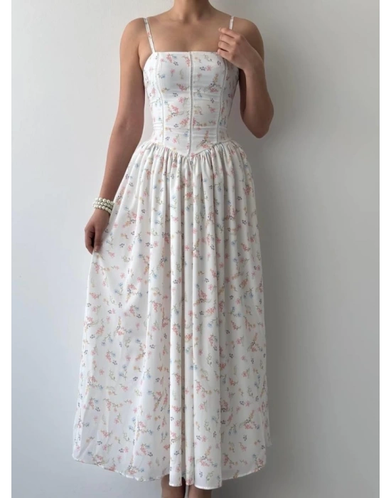 Pars İp Askılı Elbise