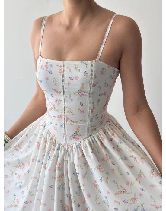 Pars İp Askılı Elbise