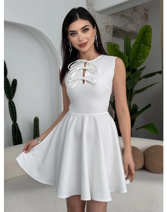 Perp Fiyonk Detaylı Elbise